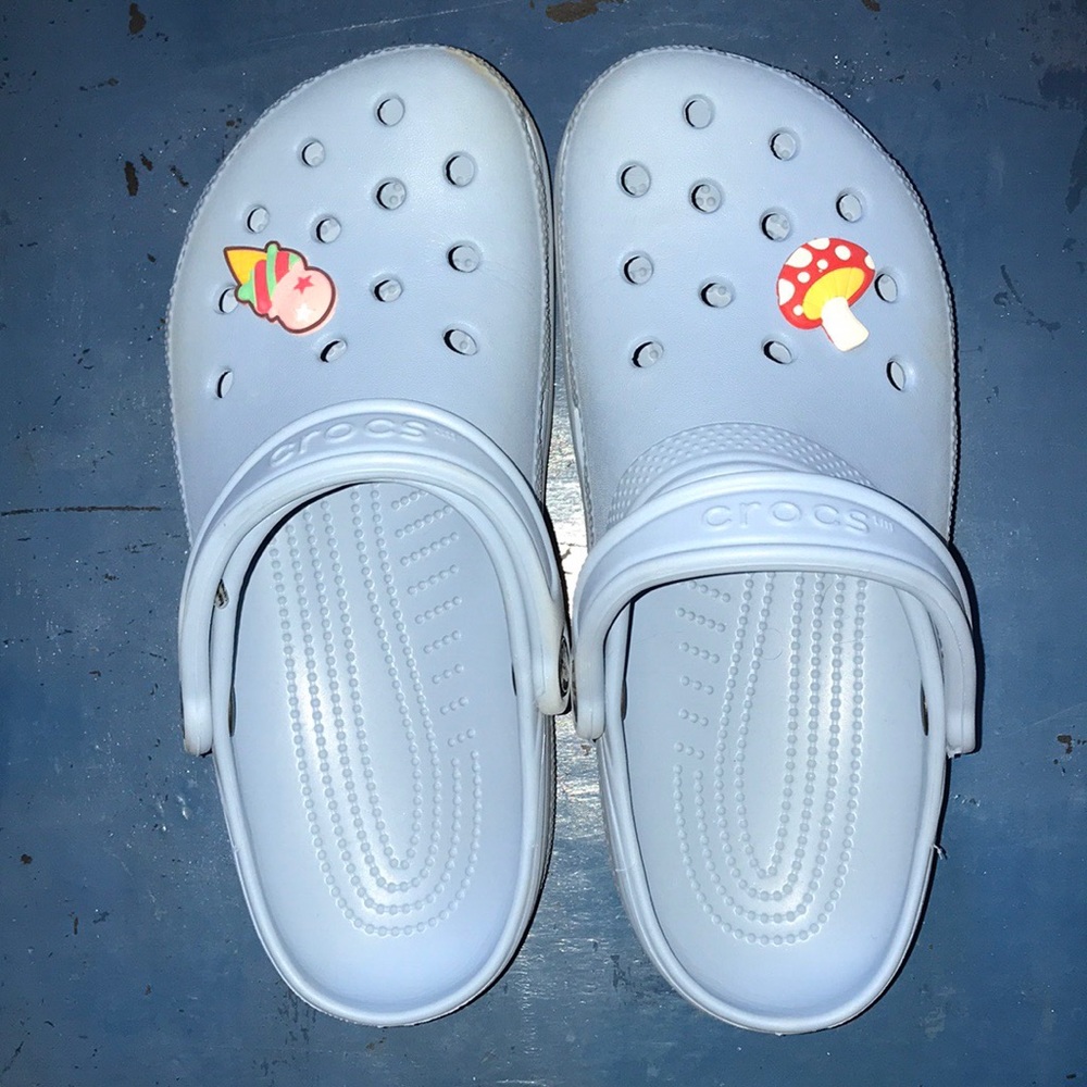 Blue Crocs